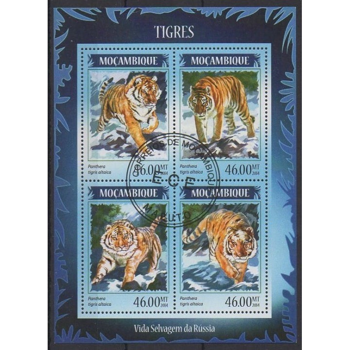 Buy this set of stamps of Mozambique of the year 2014 (Nb 6055/6058). - Used