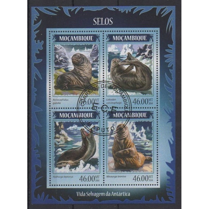 Acheter cette série de timbres du Mozambique de l'année 2014 (No 6115/6118). - Oblitéré