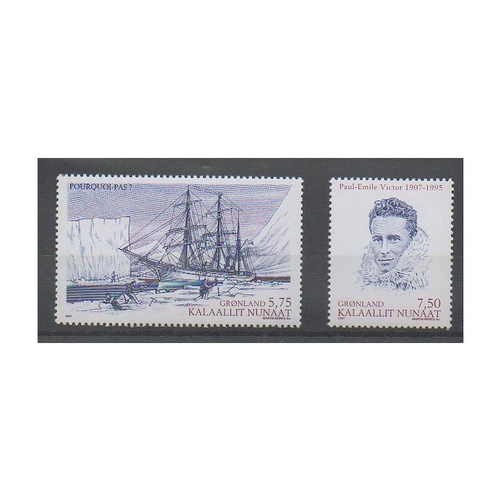 Stamps - Greenland - 2007 - Nb 475/476 - Polar regions