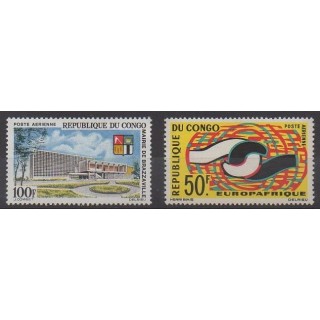 Buy these stamps of Republic of Congo of the year 1965 (Nb PA26/PA27).