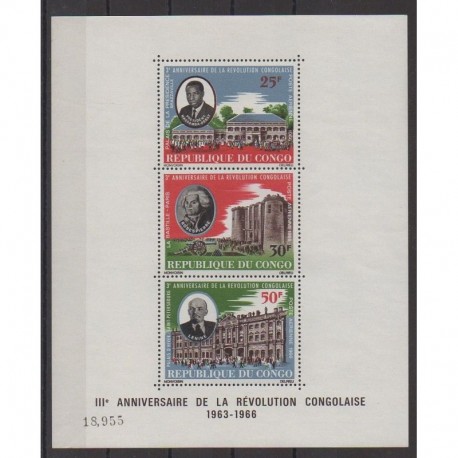 Congo (Republic of) - 1966 - Nb BF5 - Various Historics Themes