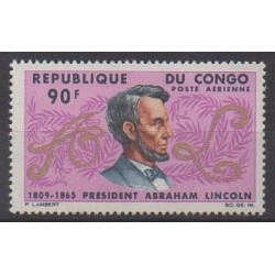 Congo (République du) - 1966 - No PA37 - Célébrités