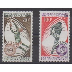 Congo (République du) - 1973 - No PA179/PA180 - Coupe du monde de football