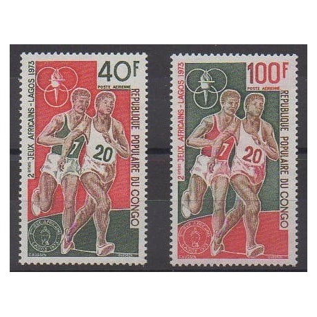 Congo (Republic of) - 1974 - Nb PA182/PA183 - Various sports