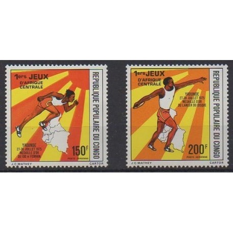 Congo (Republic of) - 1976 - Nb PA231/PA232 - Various sports