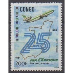 Congo (République du) - 1986 - No PA357 - Aviation