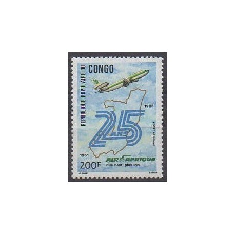 Congo (Republic of) - 1986 - Nb PA357 - Planes