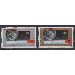 Buy these stamps of Republic of Congo of the year 1987 (Nb PA365/PA366).