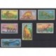 Mongolia - 1990 - Nb 1758/1764 - Prehistoric animals