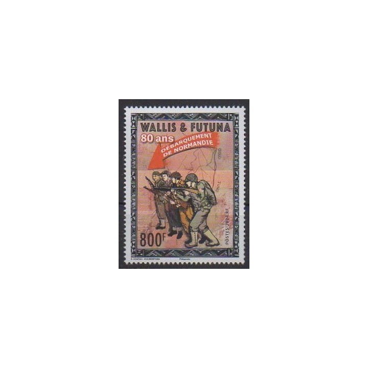 Buy this stamp of Wallis et Futuna of the year 2024 (Débarquement de Normandie).
