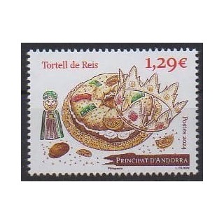 Buy this stamp of French Andorra of the year 2024 (Tortell de Reis).