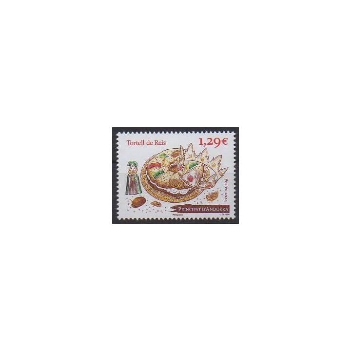 Buy this stamp of French Andorra of the year 2024 (Tortell de Reis).
