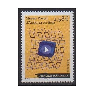 Buy this stamp of French Andorra of the year 2024 (Museu Postal).