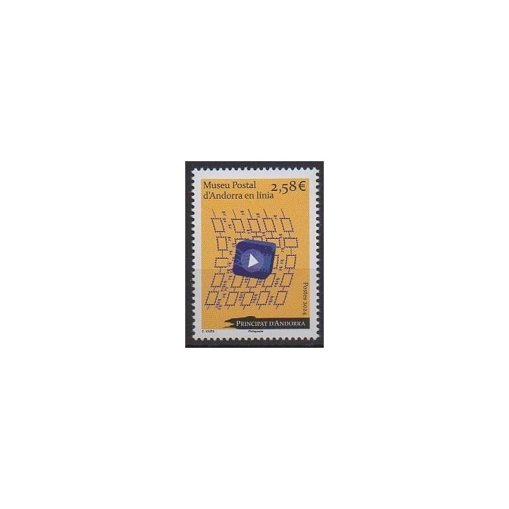 Acheter ce timbre d'Andorre français de l'année 2024 (Museu Postal).