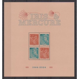 Buy this souvenir sheet  of France of the year 2024 (Nb BF Iris et Mercure).