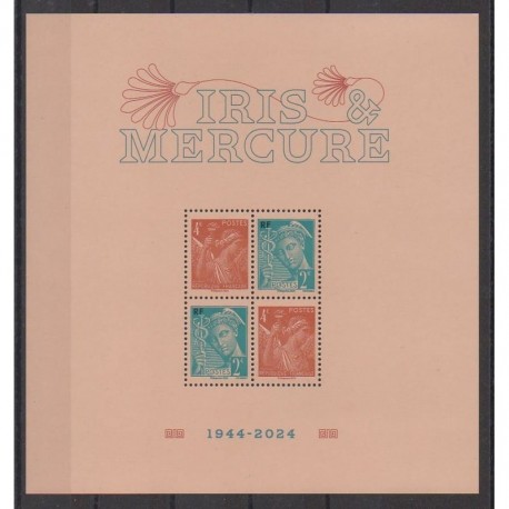 France - Blocks and sheets - 2024 - Nb BF Iris et Mercure -