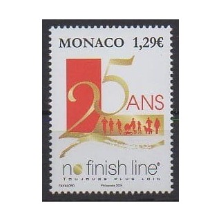 Acheter ce timbre de Monaco de l'année 2024 (No finish line).