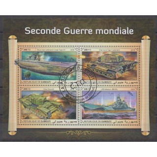 Buy this set of stamps of Djibouti of the year 2018 (Nb 2124/2127). - Used
