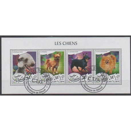 Djibouti - 2018 - Nb 1876/1879 - Dogs - Used