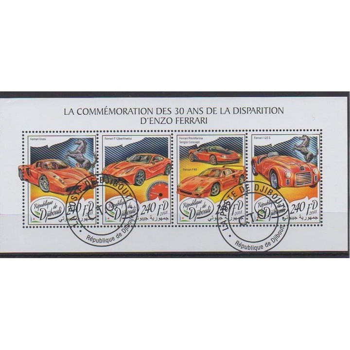 Buy this set of stamps of Djibouti of the year 2018 (Nb 1868/1871). - Used