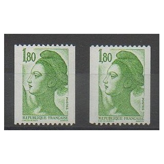 Timbres - France - Variétés - 1985 - No 2378a/2378b