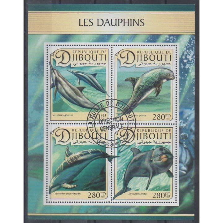Acheter cette série de timbres de Djibouti de l'année 2017 (No 1380/1383). - Oblitéré