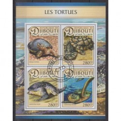 Djibouti - 2017 - Nb 1368/1371 - Turtles - Used