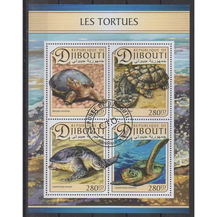 Buy this set of stamps of Djibouti of the year 2017 (Nb 1368/1371). - Used