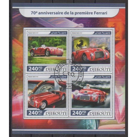 Djibouti - 2017 - Nb 1468/1471 - Cars - Used