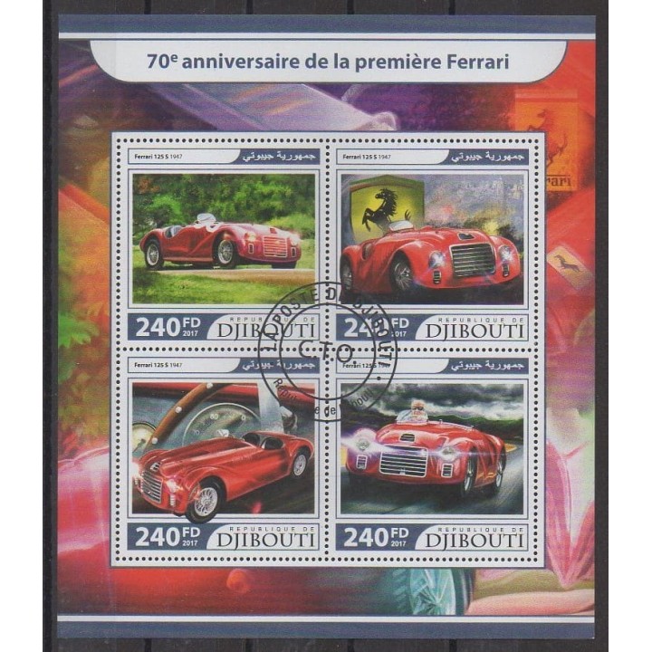 Acheter cette série de timbres de Djibouti de l'année 2017 (No 1468/1471). - Oblitéré