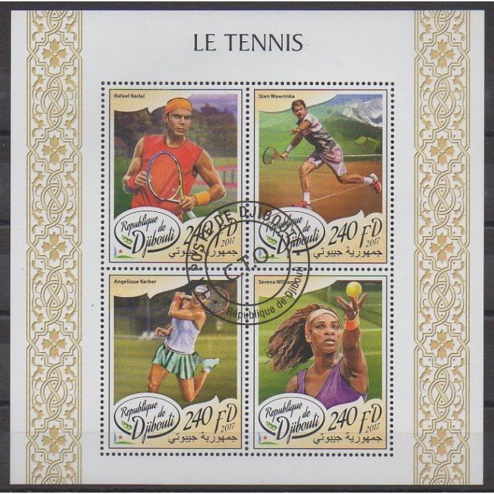 Buy this set of stamps of Djibouti of the year 2017 (Nb 1620/1623). - Used