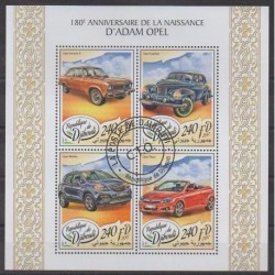 Djibouti - 2017 - Nb 1632/1635 - Cars - Used