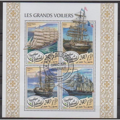 Djibouti - 2017 - Nb 1628/1631 - Boats - Used