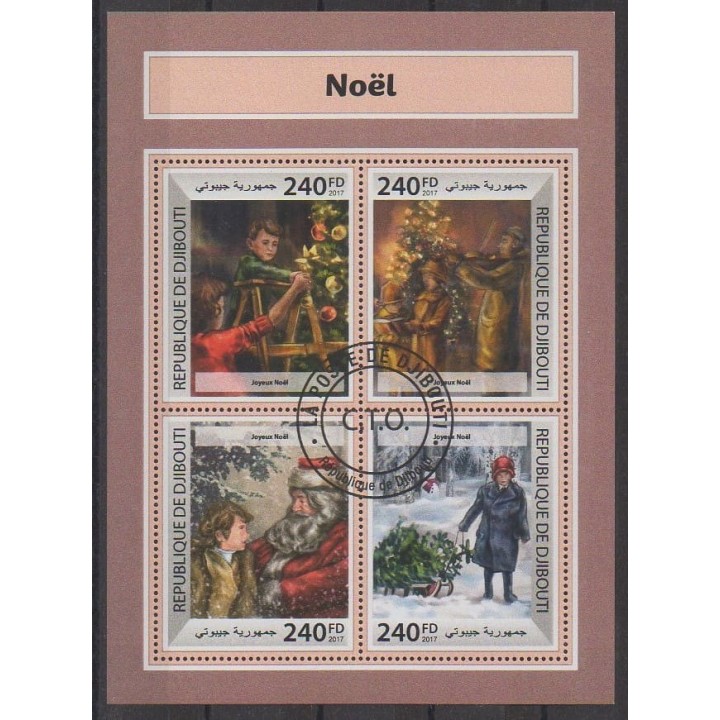 Acheter cette série de timbres de Djibouti de l'année 2017 (No 1676/1679). - Oblitéré