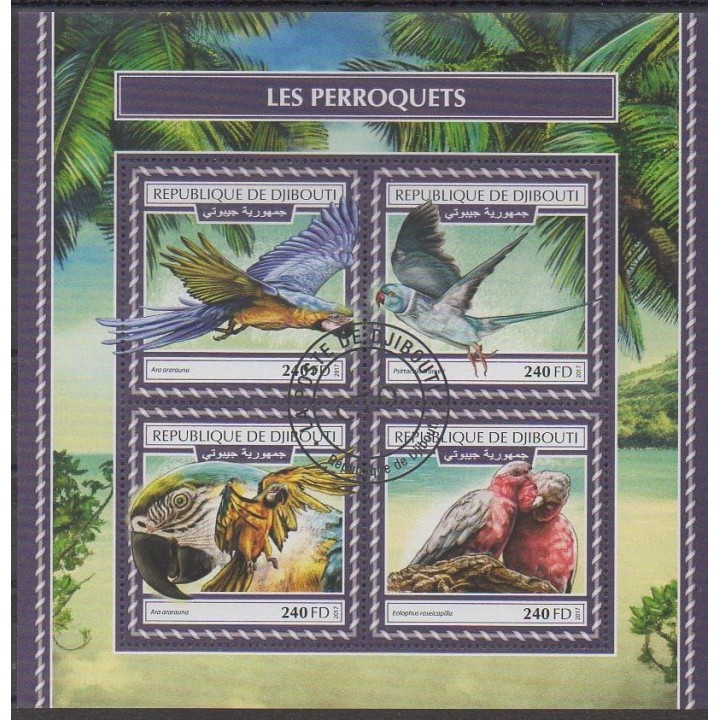 Acheter cette série de timbres de Djibouti de l'année 2017 (No 1808/1811). - Oblitéré