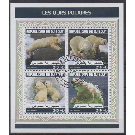 Djibouti - 2018 - Nb 1940/1943 - Mamals - Used