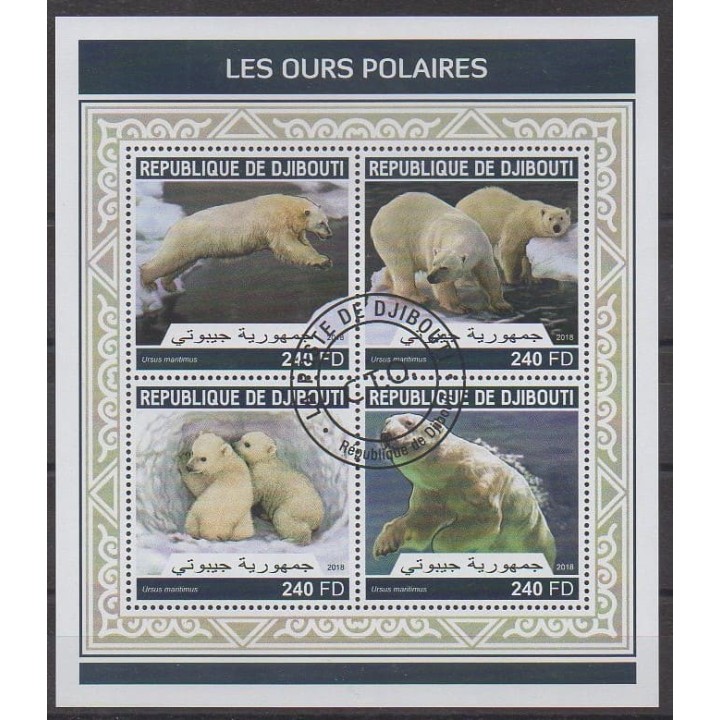 Buy this set of stamps of Djibouti of the year 2018 (Nb 1940/1943). - Used