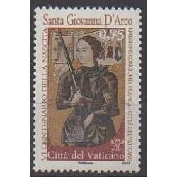 Vatican - 2012 - Nb 1591 - Celebrities - Various Historics Themes