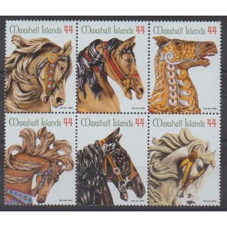 Acheter cette série de timbres de Marshall de l'année 2010 (No 2552/2557).