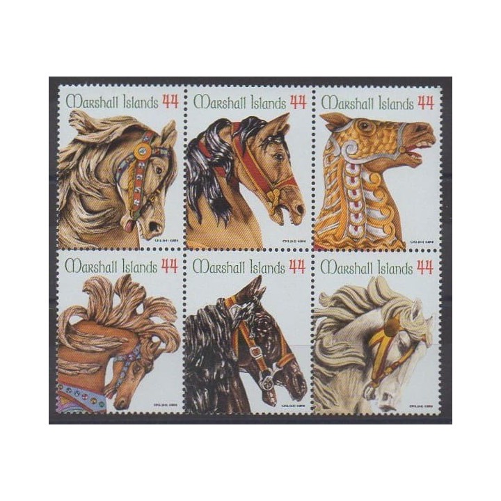 Acheter cette série de timbres de Marshall de l'année 2010 (No 2552/2557).