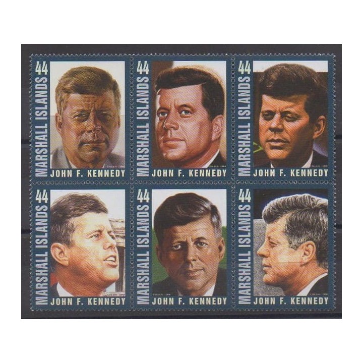 Acheter cette série de timbres de Marshall de l'année 2010 (No 2579/2584).