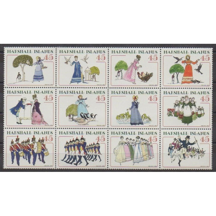 Buy this set of stamps of Marshall of the year 2012 (Nb 2920/2931).