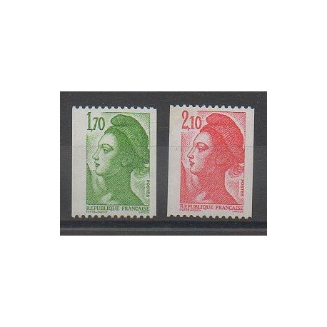 France - Varieties - 1984 - Nb 2321a/2322a