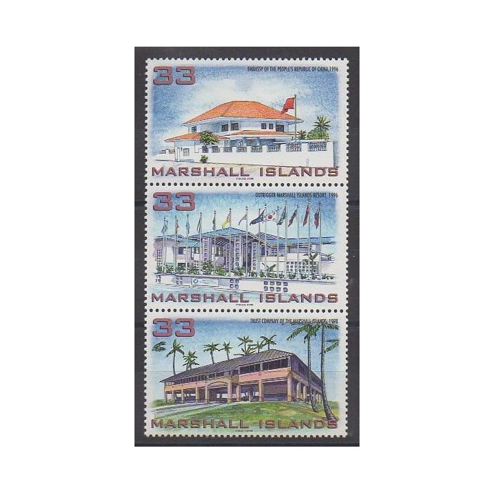 Buy this set of stamps of Marshall of the year 1998 (Nb 1019/1021).