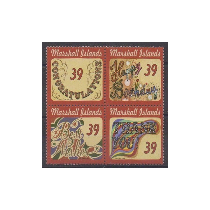Buy this set of stamps of Marshall of the year 2007 (Nb 2019/2022).