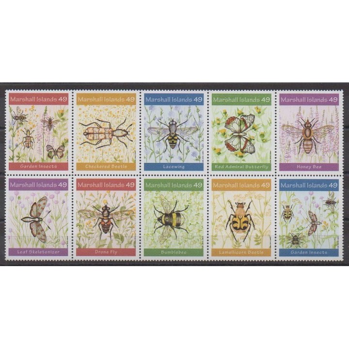 Acheter cette série de timbres de Marshall de l'année 2014 (No 3205/3214).