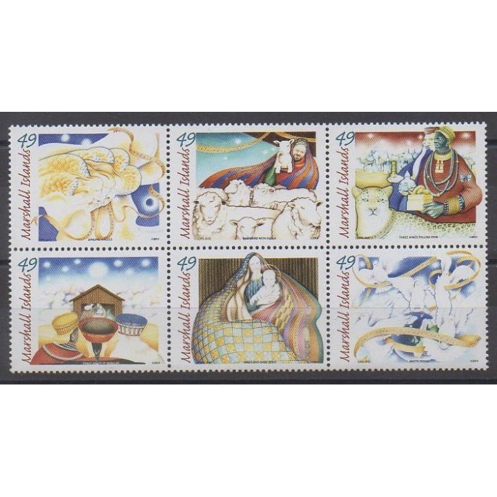 Buy this set of stamps of Marshall of the year 2014 (Nb 3304/3309).