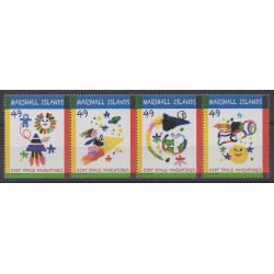 Marshall - 2014 - Nb 3339/3342 - Children's drawings - Space