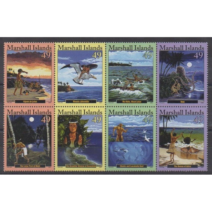 Acheter cette série de timbres de Marshall de l'année 2015 (No 3483/3490).