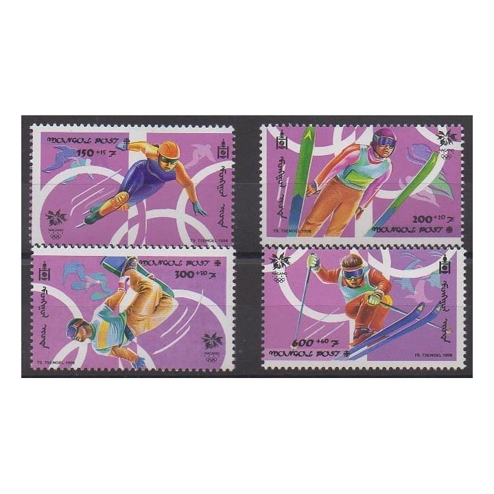 Buy this set of stamps of Mongolia of the year 1998 (Nb 2143/2146).